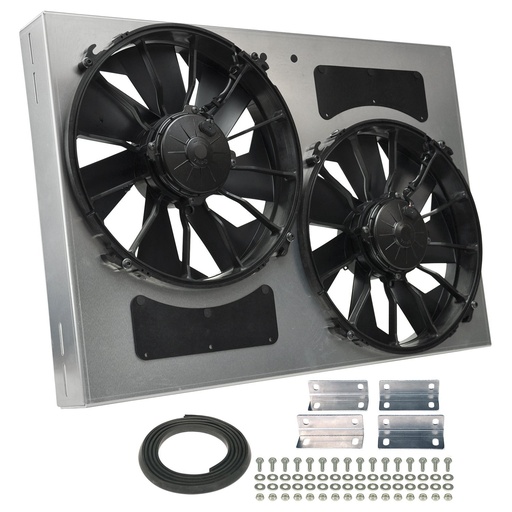 [DER-16842] Derale 16842: High-Output Dual Fan Assembly CFM: 4000
