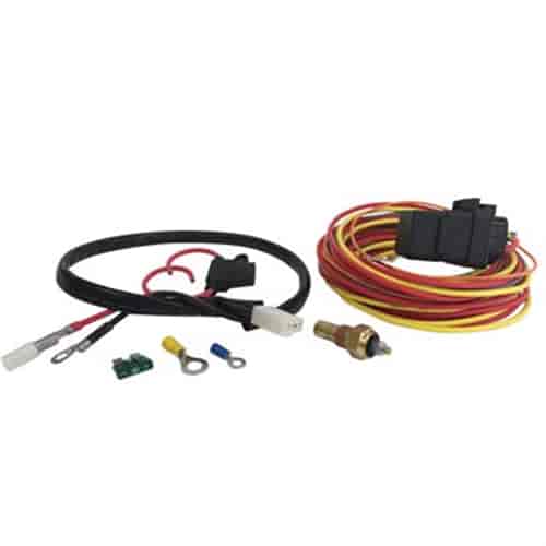 [GRI-PF-91CH] Griffin Radiators PF-91CH: Electric Fan Wiring Harness & Relay with Temperature Sensor