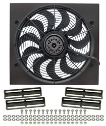 [DER-16919] Derale 16919: Dual Speed Electric Puller Fan with Steel Shroud Universal Fit