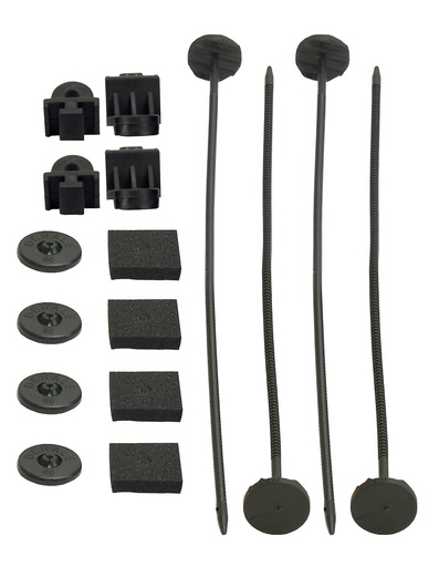 [DER-16744] Derale 16744: Electric Fan Mounting Kit Plastic Rods & Pads