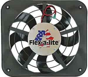 [FLX-105400] Flex-A-Lite 105400: S-Blade Low Profile Universal Electric Fan Puller Design with Adjustable Thermostat