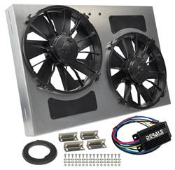 [DER-66837] Derale 66837: High-Output Dual Fan Assembly With PWM Controller