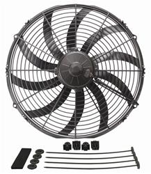 [DER-16116] Derale 16116: 16" High-Output Extreme Ultra-Low Profile Waterproof/Dustproof Puller-Style Electric Fan 2024 CFM