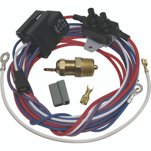 [VTA-241900] Vintage Air 241900: 241900 Electric Fan Thermostat Kit with Heavy Duty Wiring 190 Degree Switch Kit