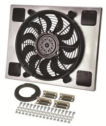 [DER-16820] Derale 16820: Single Speed Electric Puller Fan with Aluminum Shroud Universal Fit