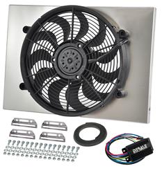 [DER-66828] Derale 66828: Multi-Speed Puller Fan With PWM Controller In Aluminum Shroud Universal Fit