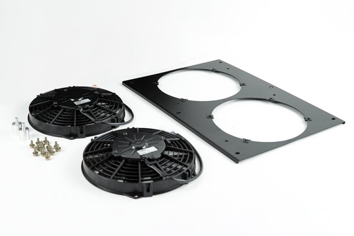 [CSF-8180] CSF Radiators 8180: Porsche 944 All-Aluminum Fan Shroud w/ Dual 9-inch SPAL Fan