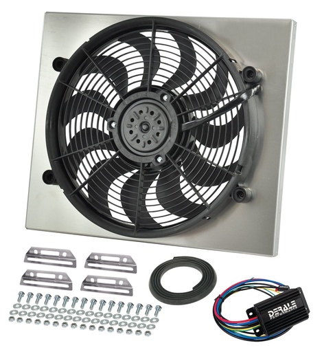 [DER-66822] Derale 66822: Multi-Speed Puller Fan With PWM Controller In Aluminum Shroud Universal Fit