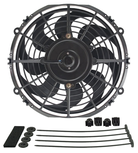 [DER-18910] Derale 18910: Curved Blade Electric Fan 10" Diameter