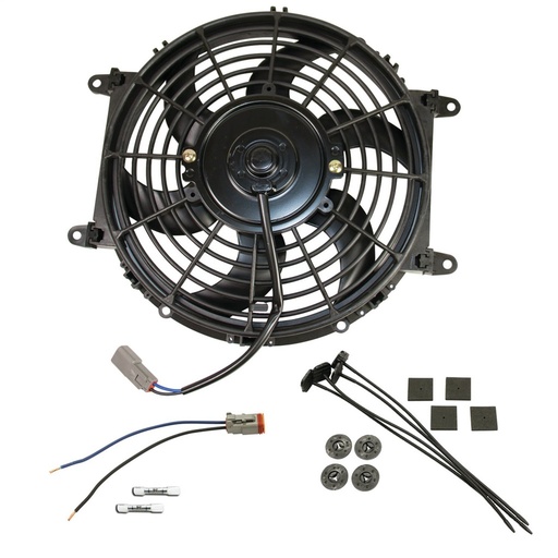 [BDD-1030607] BD Diesel 1030607: 1030607 Universal Electric Cooling Fan Kit - 80-watt 10-inch 800 CFM