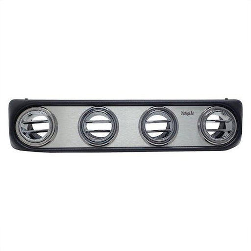 [VTA-620007] Vintage Air 620007: 620007 Under Dash Heritage Pod Louver Assembly [Brushed]