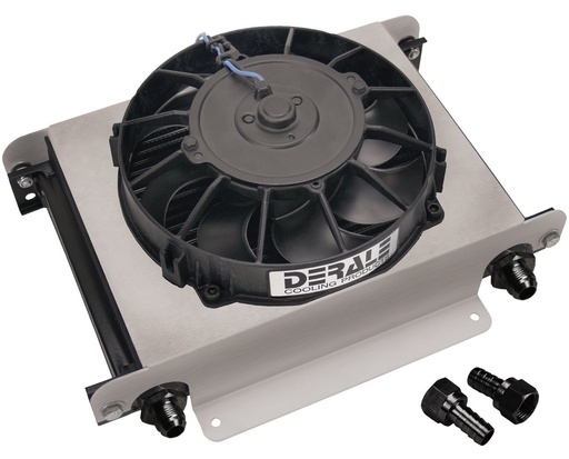 [DER-15860] Derale 15860: Remote Mount Fluid Cooler Assembly -8AN Inlets