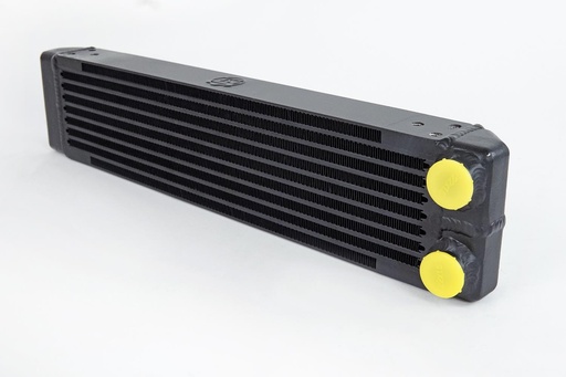 [CSF-8201] CSF Radiators 8201: Universal Dual-Pass Oil Cooler / RS Porsche / M22 x 1.5 / 22L x 4.75H x 2.16W