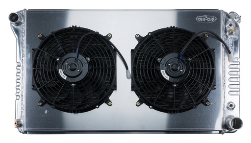 [RAD-GMT556AK] Cold Case Radiators GMT556AK: GMT556AK Aluminum Performance Radiator with Dual 12 in. Fan 1977-1987 GM C/K Pickup