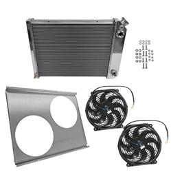 [SUM-384076-KIT1] Summit Racing™ Pro LS Conversion Radiator and Fan Combos