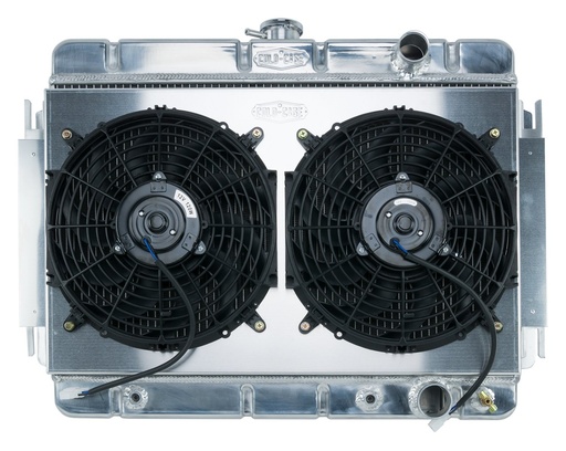 [RAD-CHE541AK] Cold Case Radiators CHE541AK: Aluminum Performance Radiator with Fan 1964-1965 Chevy Chevelle