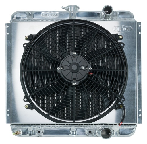 [RAD-FOM561AK] Cold Case Radiators FOM561AK: Aluminum Performance Radiator with Fan 1967-1970 Ford Mustang