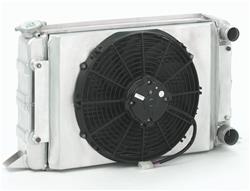 [GRI-CU-58185-X] Griffin Radiators CU-58185-X: Scirocco Style Racing Radiator ComboUnit with Passenger Inlet & Passenger Outlet