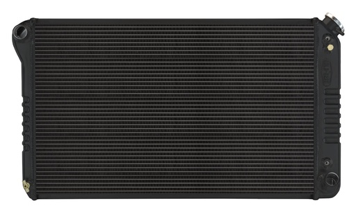 [RAD-GMT558AB] Cold Case Radiators GMT558AB: GMT558AB Black Night Rider Series Aluminum Radiator for 1967-1976 Chevy/GMC Pickup, Auto Trans