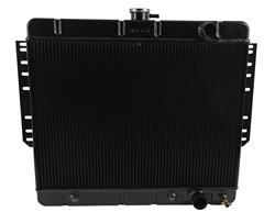 [RAD-CHI565AB] Cold Case Radiators CHI565AB: CHI565AB Black Night Rider Series Aluminum Radiator for 1961-1965 Chevy Impala, Auto Trans