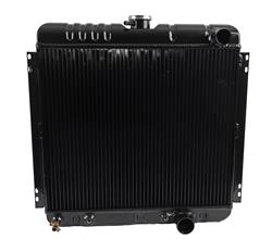 [RAD-FOM561AB] Cold Case Radiators FOM561AB: FOM561AB Black Night Rider Series Aluminum Performance Radiator for 1967-1970 Ford Mustang 289/302, Auto Trans