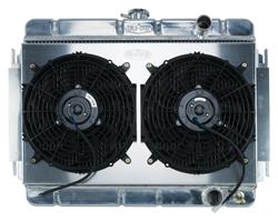 [RAD-CHE541K] Cold Case Radiators CHE541K: Aluminum Performance Radiator with Fan 1964-1965 Chevy Chevelle