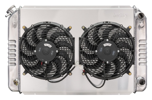 [RAD-LMM576K] Cold Case Radiators LMM576K: LMM576K Aluminum Radiator, Fan and Shroud Kit for 1979-1993 Ford Mustang w/GM LS Swap