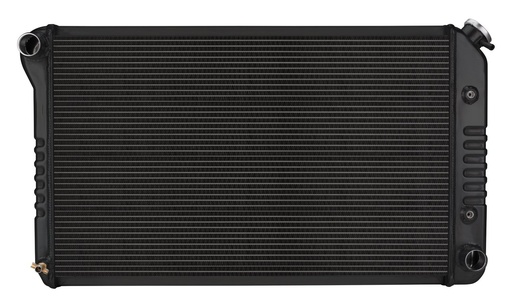 [RAD-GPF18AB] Cold Case Radiators GPF18AB: GPF18AB Black Night Rider Series Aluminum Radiator for 1970-1981 Pontiac Firebird, Auto Trans