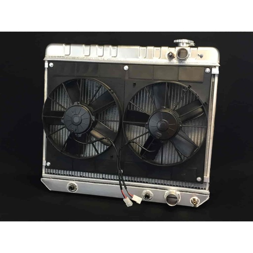 [DWR-6139017A] DeWitts 6139017A: LSX Swap Direct Fit Aluminum Radiator 1963-66 C10 Truck