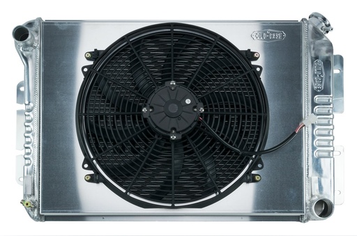 [RAD-CHC11K] Cold Case Radiators CHC11K: CHC11K Aluminum Performance Radiator with 16 in. Fan Kit for 1967-1969 Chevy Camaro & Pontiac Firebird