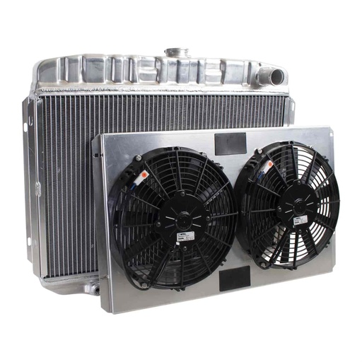 [GRI-CU-00164] Griffin Radiators CU-00164: ExactFit Radiator ComboUnit for 1968-1970 Ford Mustang/Mercury Cougar with Small Block