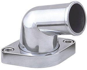 [TRD-6016] Trans Dapt 6016: Aluminum Water Neck 1966-75 Small Block Chevy V8