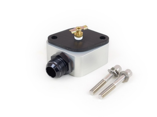 [CTR-80-016] Canton Racing Products 80-016: 80-016 Water Neck w/Bleeder Valve - Racer -16 AN Hose Fitting