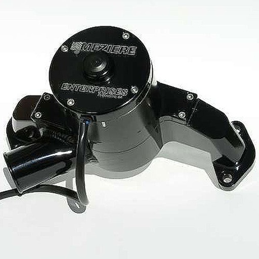 [MEZ-WP300S] Meziere WP300S: WP300S 300-Series Electric Water Pump for Big Block Chevy [Black Anodized]