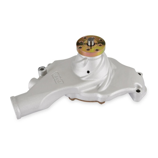 [WND-9212] Weiand 9212: 9212 Action +Plus Aluminum Water Pump for Big Block Chevy, Short [Satin Finish]