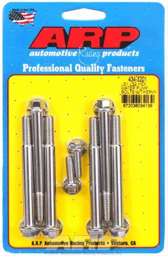 [ARP-434-3201] ARP 434-3201: Water Pump Bolts Chevy LS1, LS2