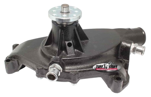 [TFF-1494NCREV] Tuff Stuff 1494NCREV: SuperCool Water Pump Black Powder Coated 1965-72 Big Block Chevy