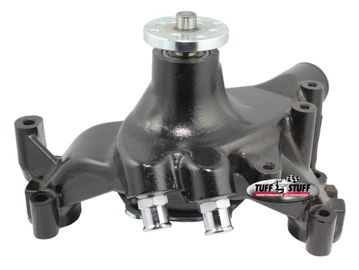 [TFF-1461NCREV] Tuff Stuff 1461NCREV: SuperCool Water Pump Black Powder Coated 1969-85 Big Block Chevy