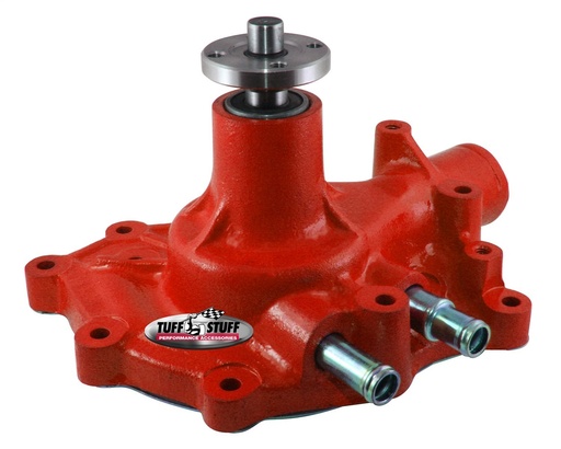 [TFF-1432CRED] Tuff Stuff 1432CRED: SuperCool Water Pump Red Powder Coat 1965-73 Ford 289/302/351W