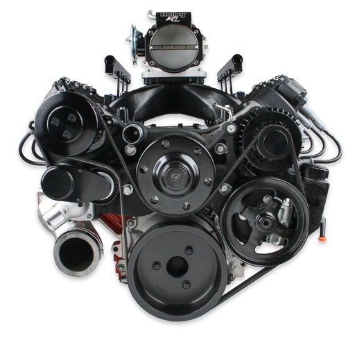 [HLY-20-180BK] Holley 20-180BK: 20-180BK LS Premium Mid-Mount Complete Accessory Drive Kit
