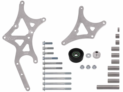 [ICB-551519X-3] ICT Billet 551519X-3: 551519X-3 LS Alternator and Power Steering Pump Bracket Kit