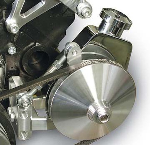 [MCH-20112] March Performance 20112: Power Steering Bracket Small Block Chevy with Short Water Pump