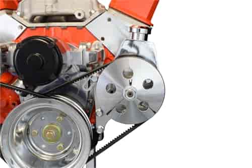 [ICB-551324] ICT Billet 551324: Billet Power Steering Pump and Alternator Bracket Kit for Small Block Chevy with Electric Water Pump