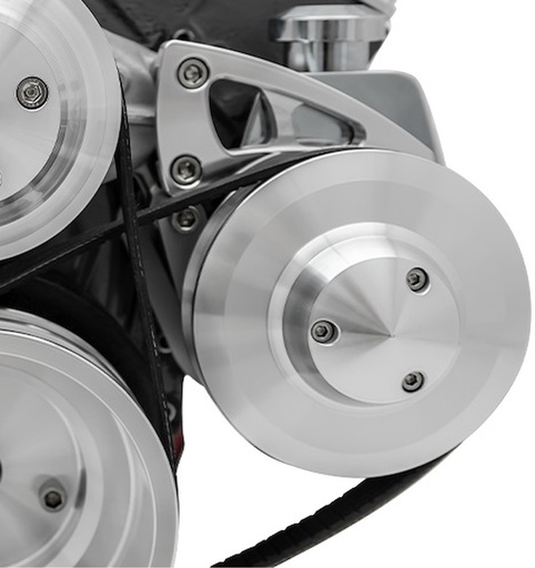 [MCH-20160] March Performance 20160: Power Steering Bracket Small Block Chevy (1966-76 Saginaw pump)