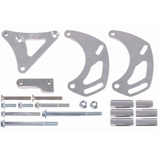 [ICB-551136-3] ICT Billet 551136-3: LS HD Alternator-Only Bracket Kit for Remote-Mount Water Pump