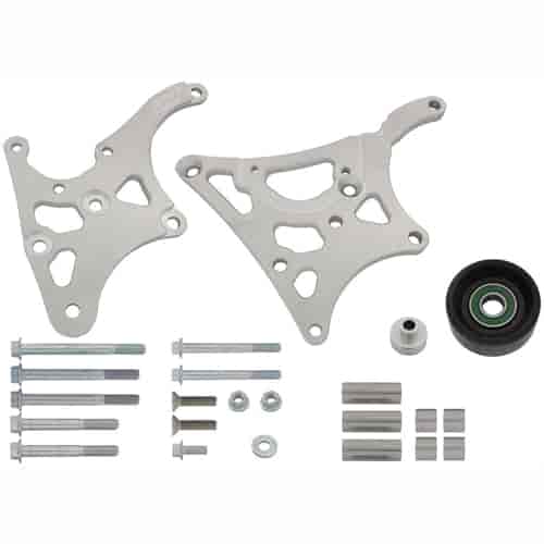 [ICB-551577-2] ICT Billet 551577-2: LS High Mount Alternator and Power Steering Pump Bracket Kit