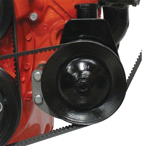[VTA-15814-VCB] Vintage Air 15814-VCB: Steel-eez Low-Mount Power Steering Bracket