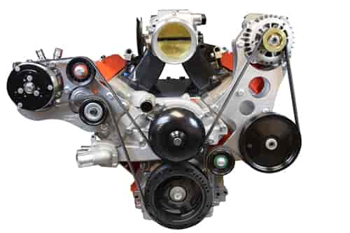 [ICB-551362-1] ICT Billet 551362-1: LS High Mount Alternator and Power Steering Pump Bracket Kit