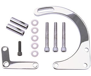 [TRD-8990] Trans Dapt 8990: Low Mount Alternator Bracket 1955-68 Small Block Chevy 283-350