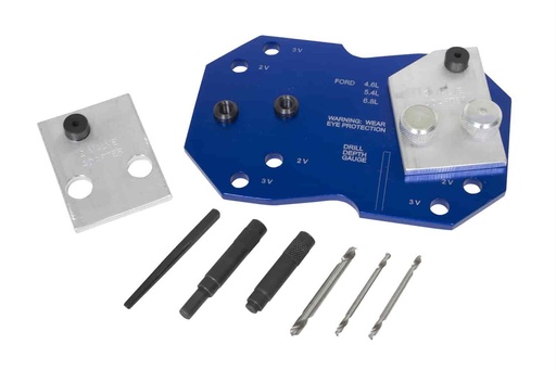 [LIL-68500] Lisle Tools 68500: Exhaust Manifold Drill Template Kit for Ford Triton Engines
